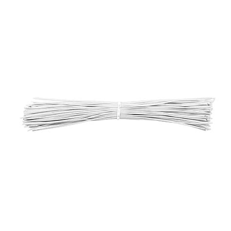 CircuitCorner 736 Copper Electrical Wire 28 AWG White Colour 10cm pack ...