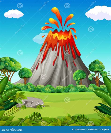 Nature Scene Volcano Eruption Lake Stock Illustrations – 57 Nature Scene Volcano Eruption Lake ...