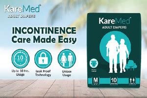 Kare Med ADULT DIAPER Adult Diapers - M - Buy 30 Kare Med Adult Diapers ...