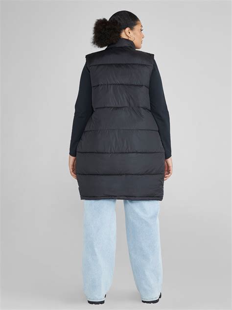Plus Size Chanice Long Puffer Vest | Fashion to Figure