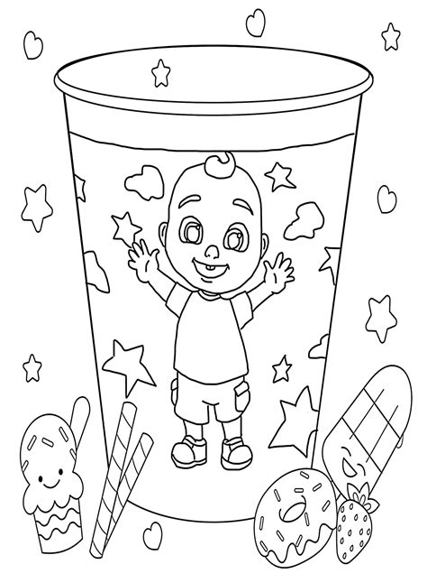 Cocomelon Coloring Page Printable - prntbl.concejomunicipaldechinu.gov.co