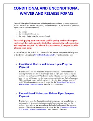 How To Fill Out A Conditional Waiver And Release On Progress Payment ...