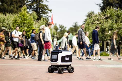 Delivery robot catches fire at UC Berkeley - Tech