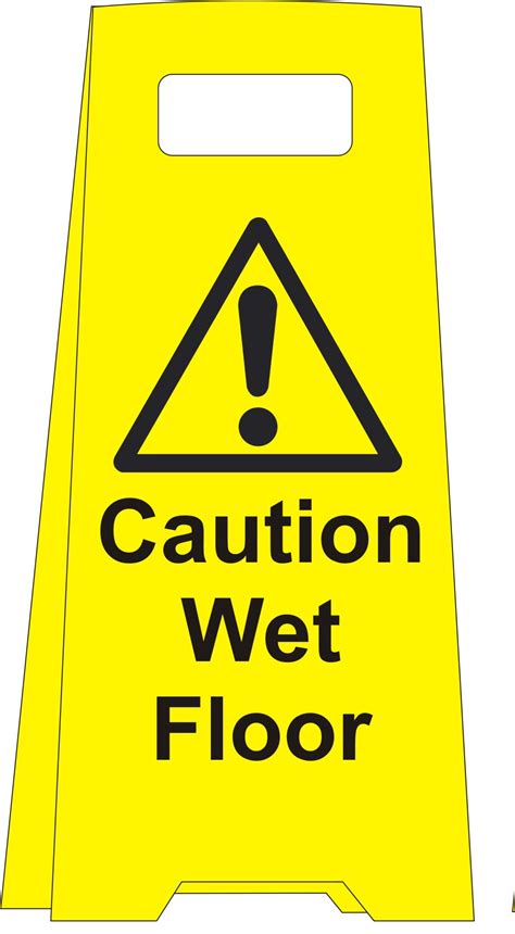 Caution Wet Floor (Floor standing sign)