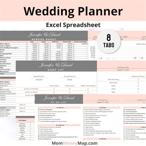 Image result for Wedding Checklist Free Printable Excel