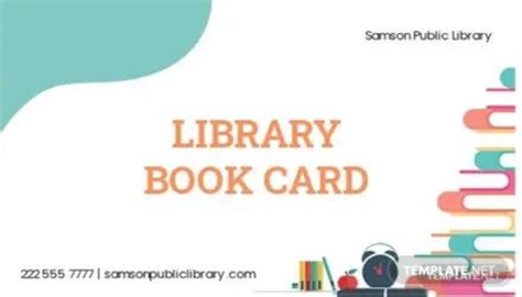 Image result for Library Card Example