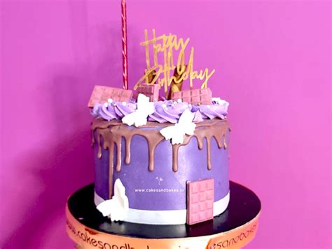 White Chocolate Drip Cake with Real Chocolates