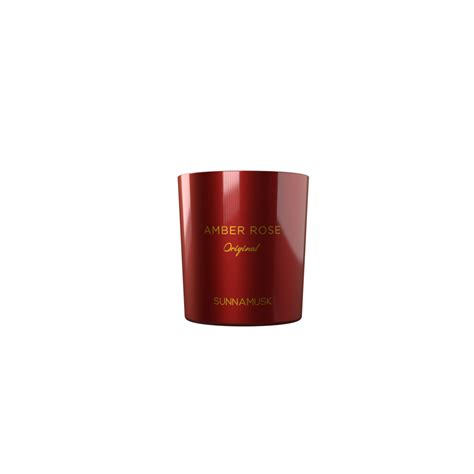 Amber Rose Scented Candle | Sunnamusk UK