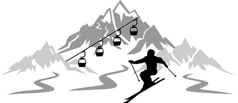 Snow Ski Clip Art