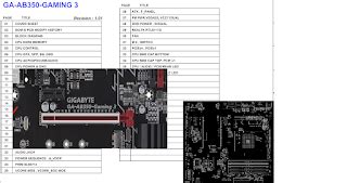 GA-AB350-GAMING 3 BIOS Bin, Schematic, and Boardview – Free Download ...