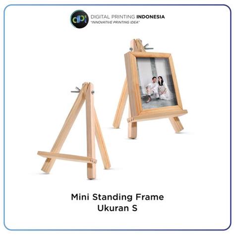 Jual Mini Standing Frame S Sandaran Foto Akrilik Tripod Kayu Bingkai ...