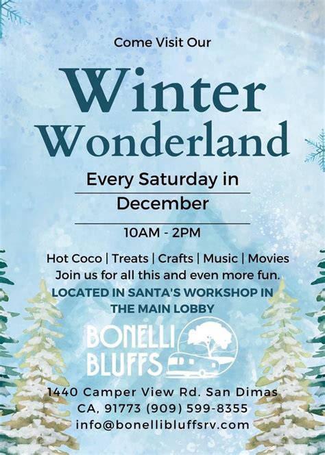 Winter Wonderland at Bonelli Bluffs RV Resort!, Bonelli Bluffs RV ...