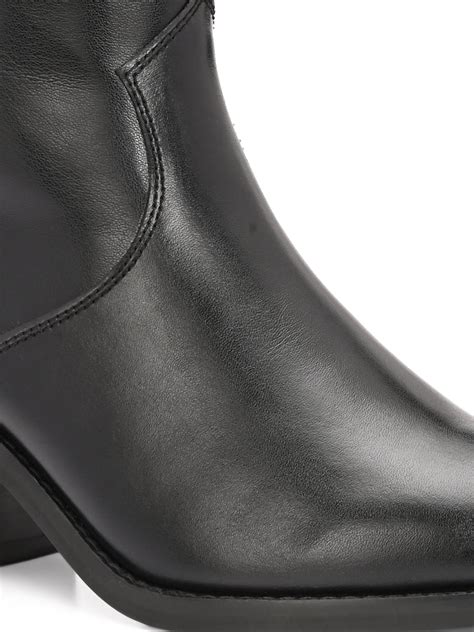 Susannah Women's Western Long Boots with metal ankle detail – Delize
