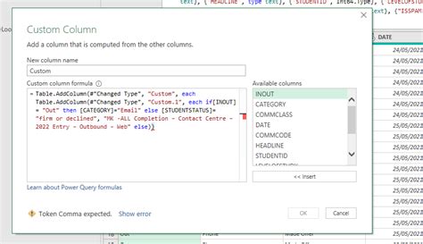 If Statements using Power Query - Microsoft Q&A