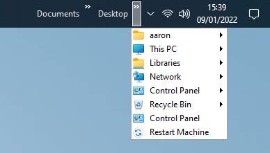 Image result for Taskbar PopupMenu