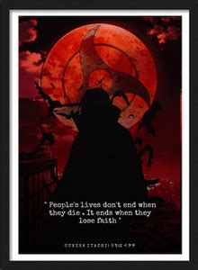 Itachi Uchiha Quote | Infinite Tsukuyomi | Naruto Framed Poster with ...