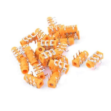Alcoa Prime20 X Orange MP3 Earphone Headset 5 Pin PCB 3.5mm Female Jack ...