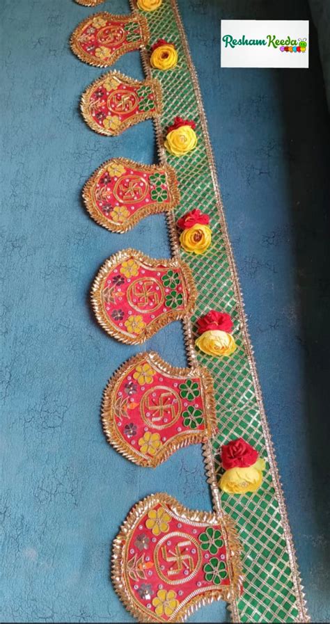 Beautifully Handcrafted Budget Friendly Gota Patti Bandarwal Toran in ...