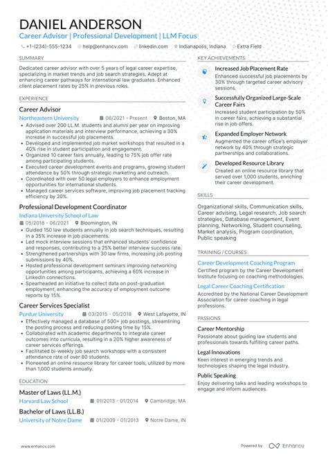 19 Law School Resume Examples & Guide for 2025
