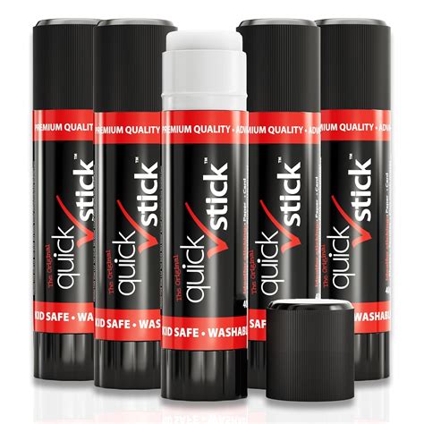 Quick stick Original Glue stick 40g, Pack of 5 Glue Sticks, Quality ...