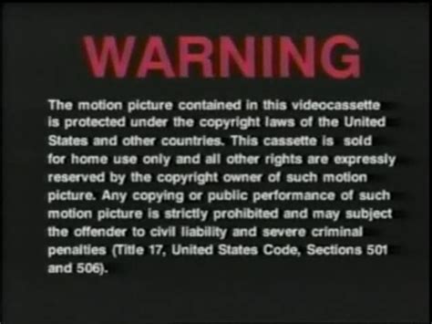 Fbi Warning Lionsgate