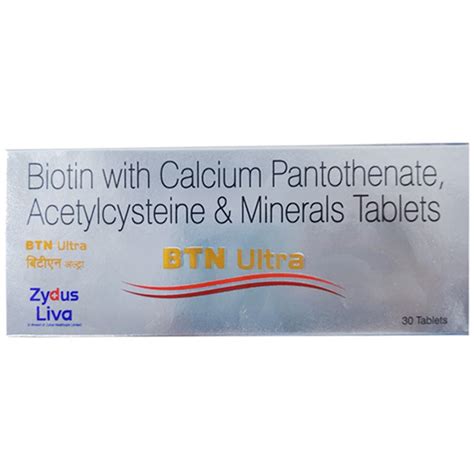 Btn Ultra Tablet 30's Price, Uses, Side Effects, Composition - Apollo ...