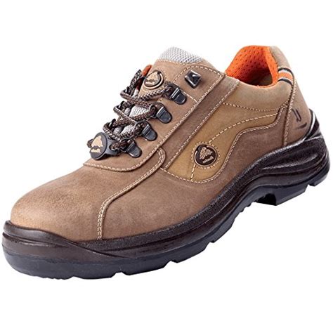 Bata Men's Brown Leather Bs2013 Calm Safety Shoes (836-4006) - 9 Uk ...