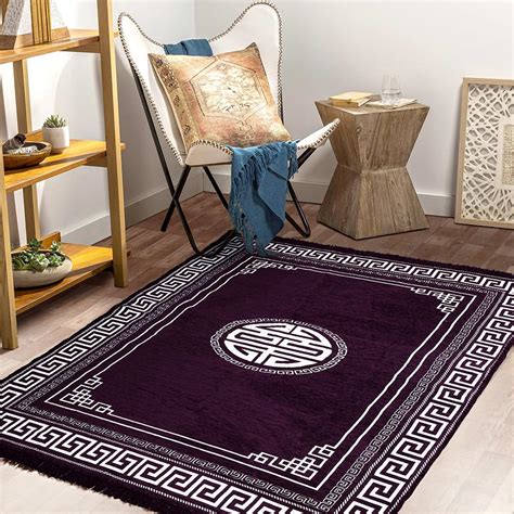 Buy BSB HOME Designer Superfine Chenille Carpet | 500 GSM Velvet Carpet ...