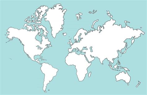 World Map Simple Drawing 的图像结果