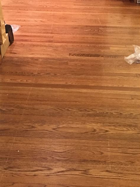 repair - How to fix drag marks on wooden floor? - Home Improvement ...