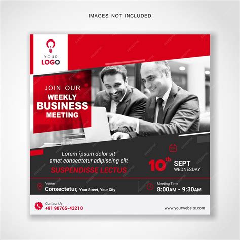 Business Meeting Invitation Poster 的图像结果