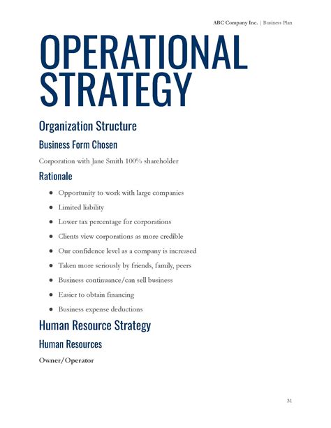 Operational Configuration Business Plan 的图像结果