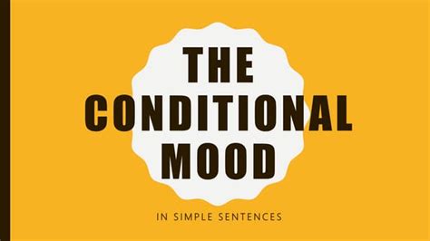 Conditional Mood 的图像结果