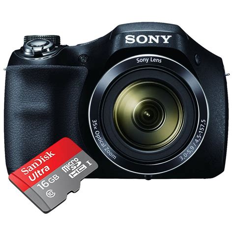 Buy Sony CyberShot H300 Point and Shoot Camera (Black) with 35x Optical ...
