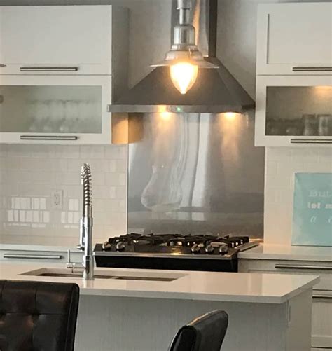 Stainless Steel Kitchen Backsplash Panels