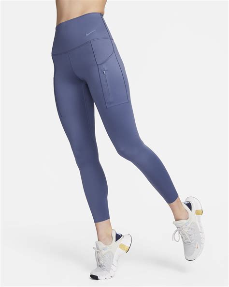 Nike Go Women's Firm-Support High-Waisted 7/8 Leggings with Pockets ...