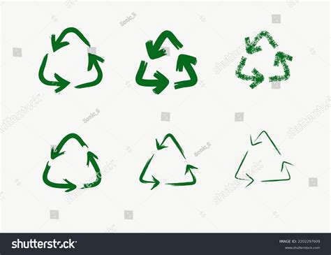 Image result for How to Draw Recycle Symbol