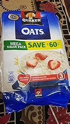 Quaker Oats 2kg | Rolled Oats | 100% Natural Wholegrain | Nutritious ...