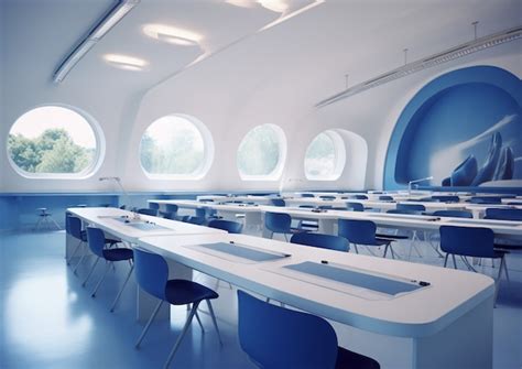 Futuristic School Computer Lab 的图像结果