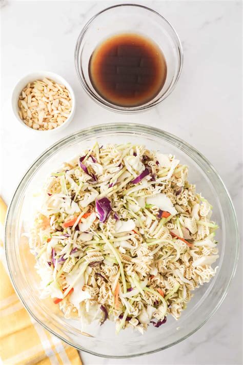 Ramen Noodle Coleslaw - Cooking With Carlee