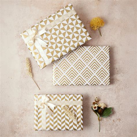 TIMELESS GOLD GIFT WRAPPING SHEETS – Pink Paper Company