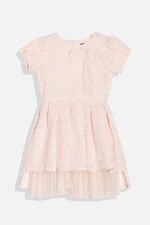 Buy Girls Pink Textured Regular Fit Casual Dress Online - 39824114 ...