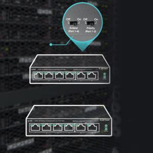 TP-Link 6 Port Fast Ethernet 10/100Mbps Desktop PoE Switch | 4 PoE+ ...