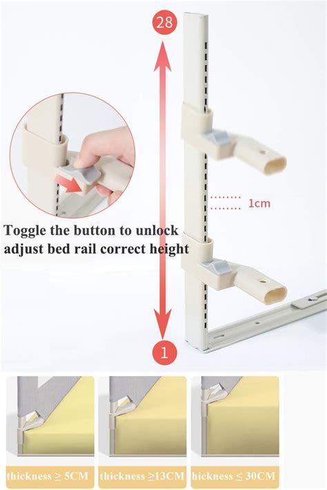 Buy Seven Colors Bed Rail for Toddlers Extra Long Bed Rail Guard for ...