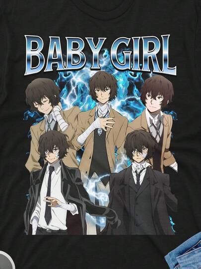 100% Cotton Boys Girls T-Shirt Dazai Bungou Stray Dogs T-Shirt Anime ...
