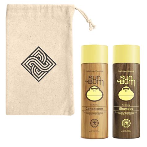 Sun bum revitalizing shampoo conditioner travel kit | Inkmule