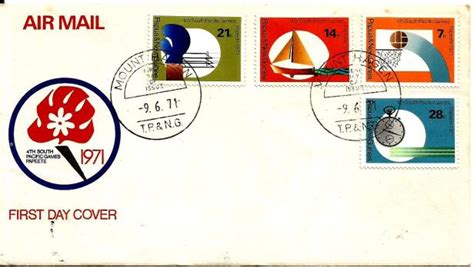Fourth South Pacific Games – First Day Cover Papua New Guinea 1971 ...