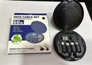 menaso All-in-One Quick Charging Data Cable Storage Kit and Hidden ...