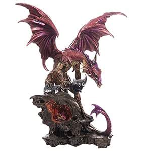 Crystal Cave Dark Legends Dragon LED Figurine : Amazon.in: Home & Kitchen