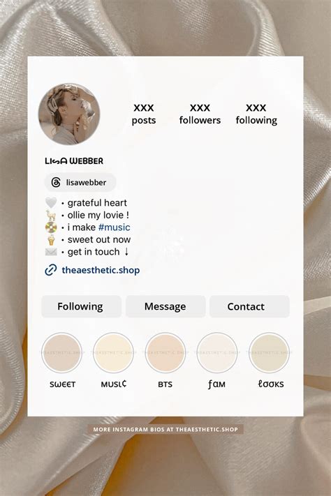 Aesthetic Instagram bio ideas copy/paste – part 5: vanilla girl ...